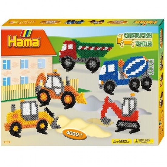 Hama Strijkkralen Werkvoertuigen 4000stuks