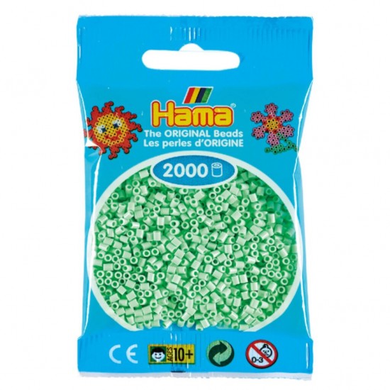 Hama Strijkkralen Mini 2000 Stuks Pastel Mint