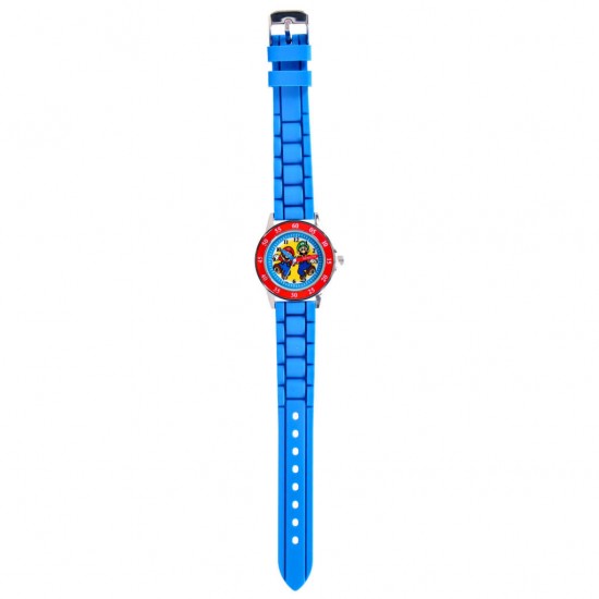 Super Mario Time Teacher Horloge Blauw/Rood