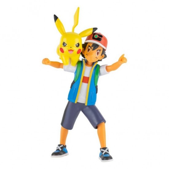 mon Battle Feature Figuren Ash en Pikachu