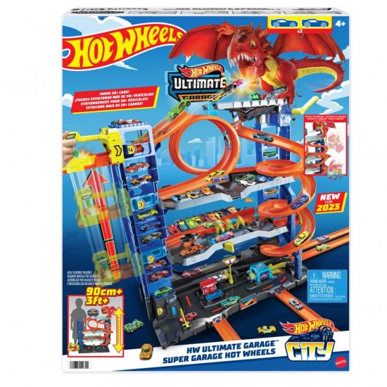Hot Wheels City Ultieme Garage Speelset + 2 Auto&#039