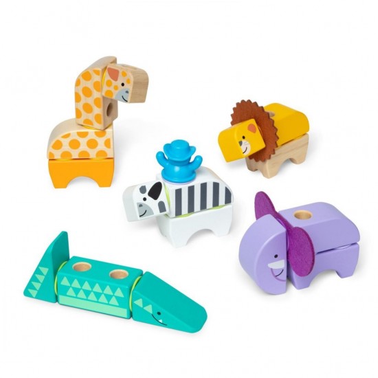  Doug Blockables Safari Set 34-delig