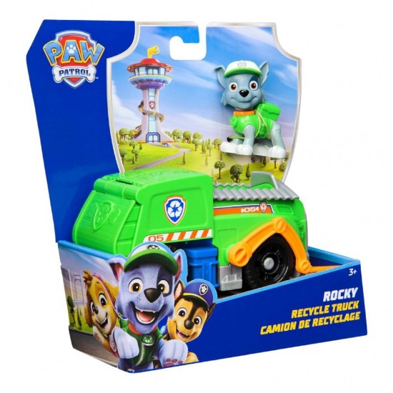 Paw Patrol Rocky met Recycle Truck