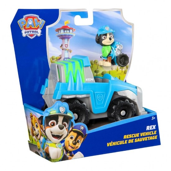 Paw Patrol Rex met Voertuig