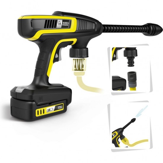 rcher KHB 6 Reinigingspistool Zwart/Geel