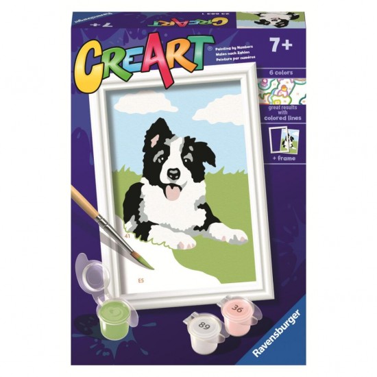 Ravensburger CreArt Schilderen op Nummer Border Collie