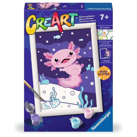 Ravensburger CreArt Schilderen op Nummer Axolotl