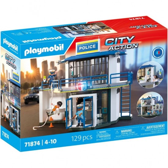 Playmobil 71874 City Action Politiebureau met Onderzoeksruimte