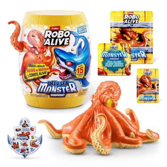 Zuru Robo Alive Deep Sea Monster Surprise + Licht Assorti