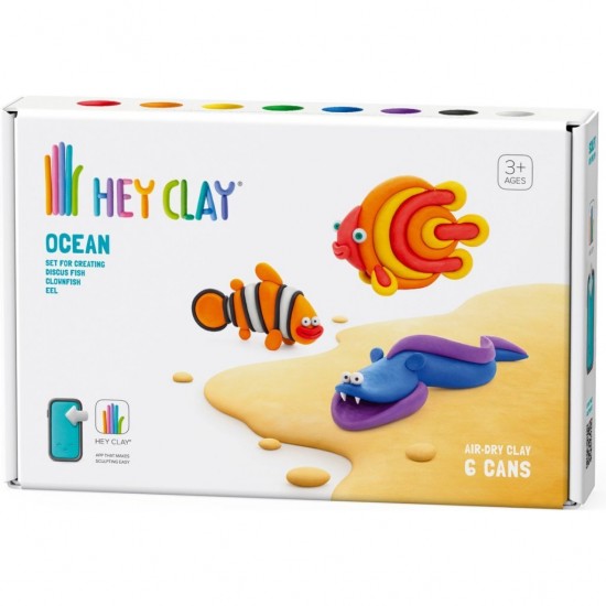 Hey Clay Klei Oceaan Figuren Potjes Klei
