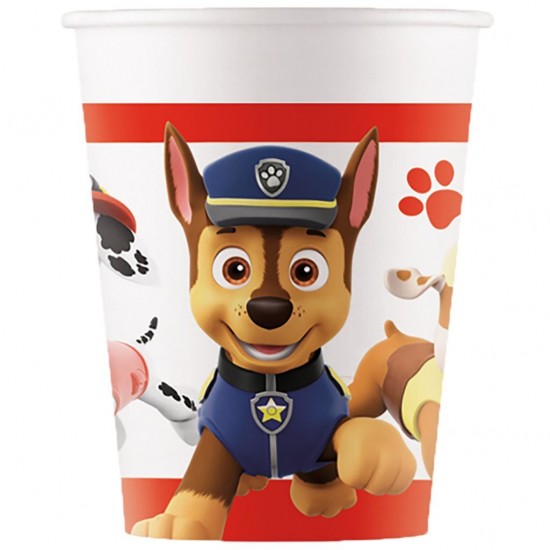 Paw Patrol Ready For Action Papieren Bekers 8 Stuks
