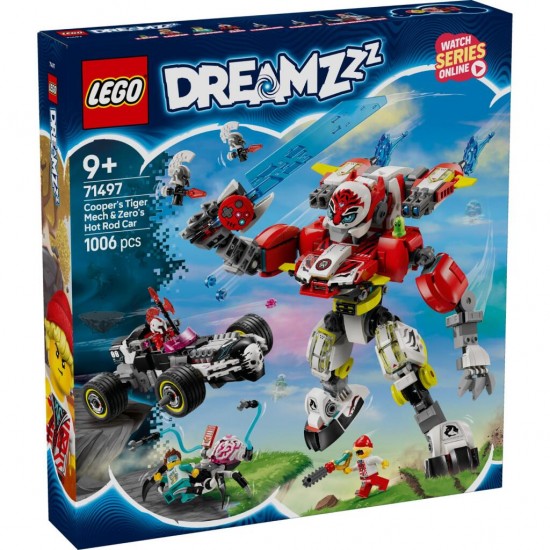Lego Dreamzzz 71497 Coopers Tijgermecha en Zero&#039