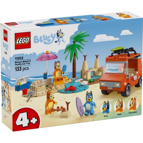 Lego Bluey 11202 Autorit naar het Strand