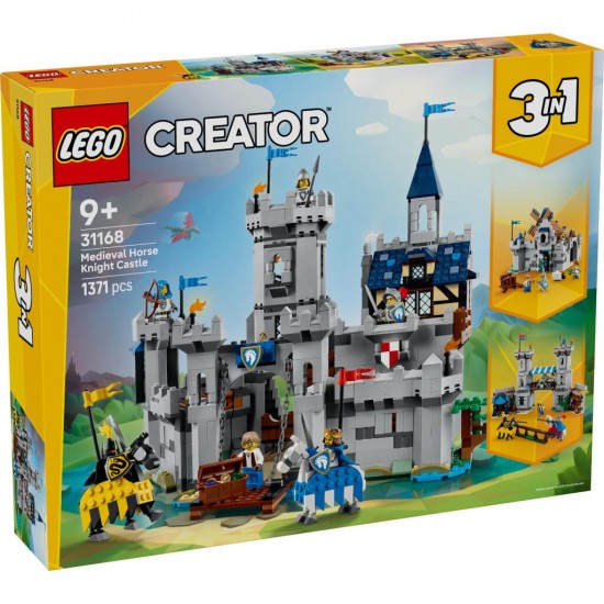 Lego Creator 31168 3in1 Middeleeuws Kasteel met Ridders te Paard