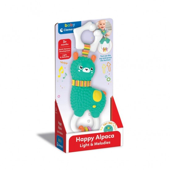 Clementoni Baby Alpaca Ratel + Licht en Geluid