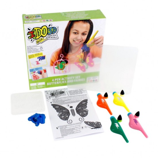 IDO3D Ultra 4 Pen Set Butterfly &amp