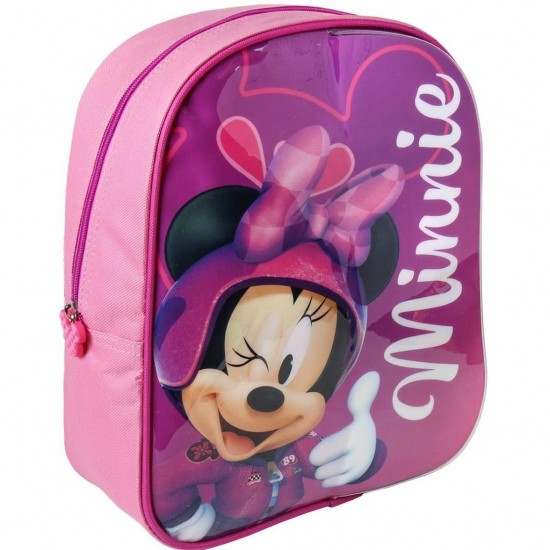 Disney Minnie Mouse Rugzak met Schrijfgedeelte + 2 Markers 25x31x10 cm Roze