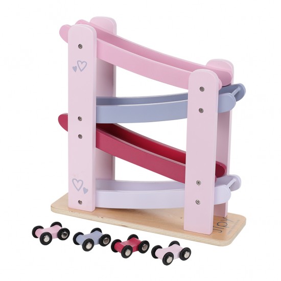 Jipy Houten Autobaan + 4 Auto&#039