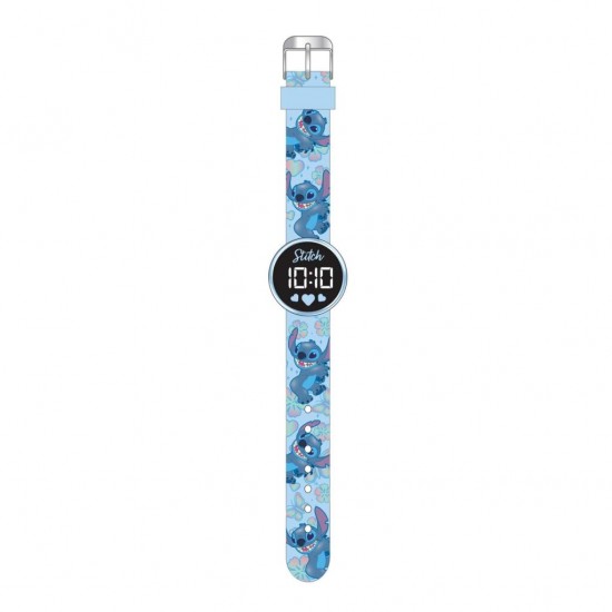 Accutime Disney Stitch LED Horloge Rond