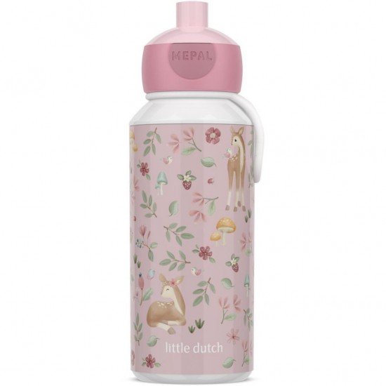 Mepal Pop-Up Drinkfles Little Dutch Fairy Garden 400 ml Roze