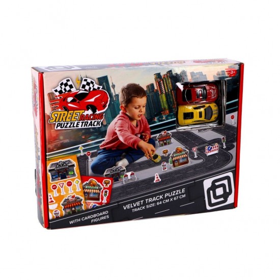 Wegenpuzzel + 2 Auto&#039
